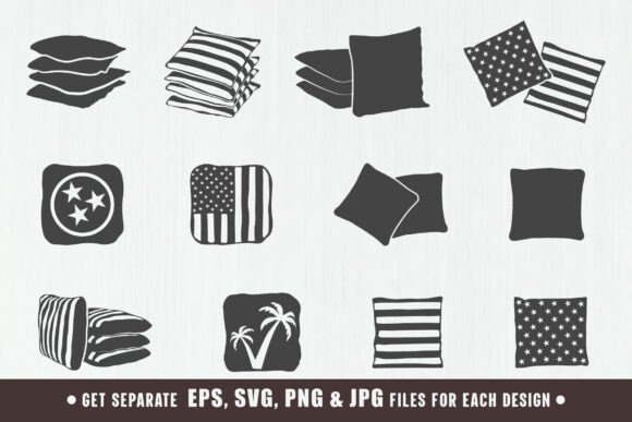 Download Cornhole Bag Silhouette, Cornhole Bags - Bags Collection