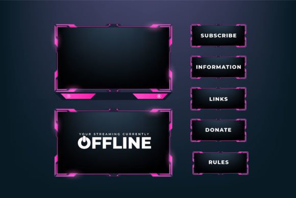 Download Live Gaming Screen Interface Template - Screen Collection