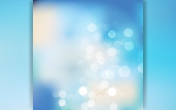 Download Blue Bokeh Lights Effect Background - Blue Collection