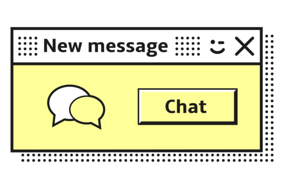 Download New Message Window. Retro Messenger Inte - Messenger Collection