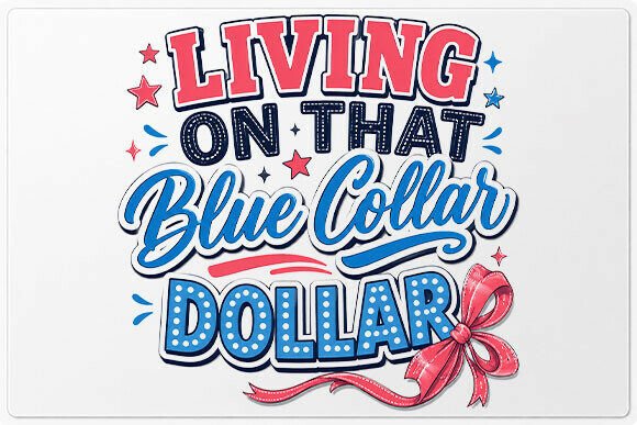 Download Living on That Blue Collar Dollar PNG - Blue Collection