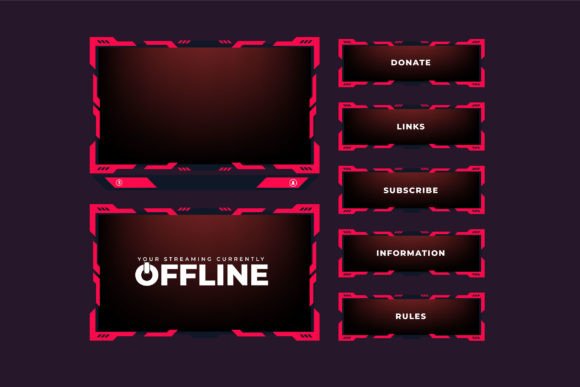 Download Live Red Color Screen Border Design - Screen Collection