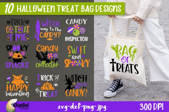 Download Bundle Halloween Treat Bags SVG - Bags Collection